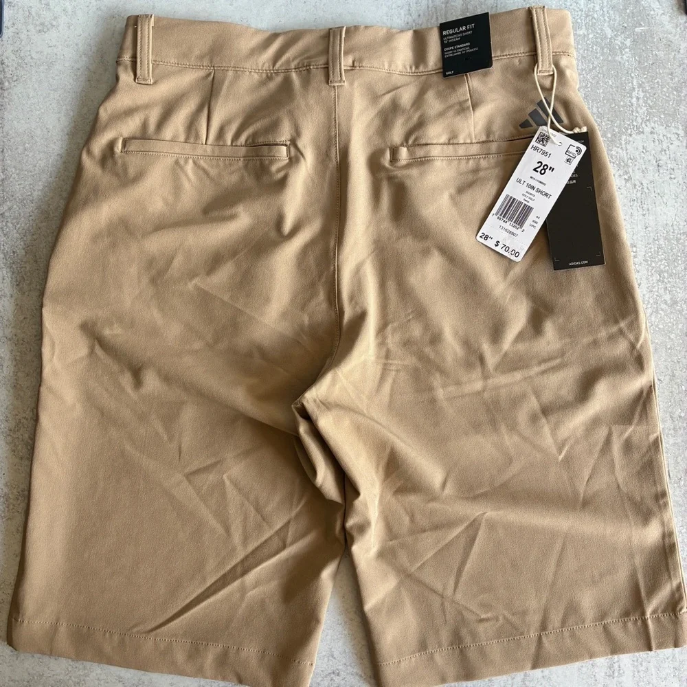 Adidas Utility 10” Short Tan Khaki Golf 28